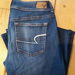American Eagle Bootcut Jeans medium/lighter wash
